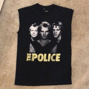 The Police muscle band tee shirt- small